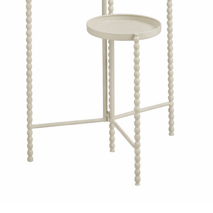 Plantenstandaard 40x40x70 cm gebroken wit ijzer