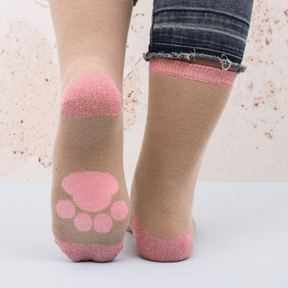 Mok met sokken roze cupcake giftset