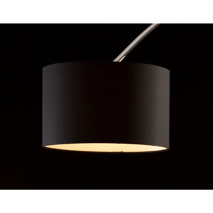 Booglamp 210 cm zwart marmer