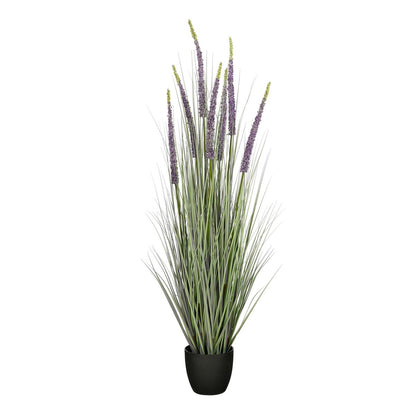 Kunstplant siergras paars 140 cm