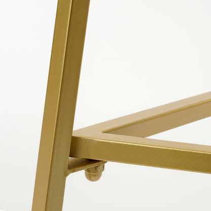 Plantentafel 120x35 cm goud ijzer