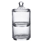 Storage Jar Lid Ø 10x21 cm Glass Heart Storage Container