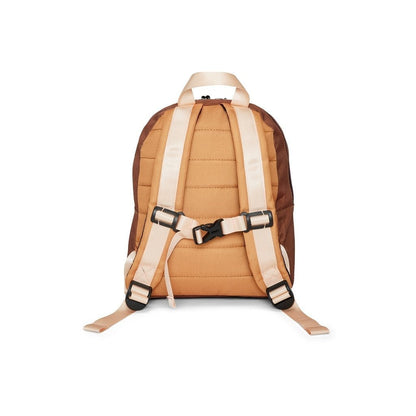 Rugzak kinderen 28x23x11 cm geel blok