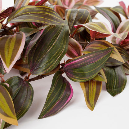 Artificial Hanging Plant Tradescantia Dark Red