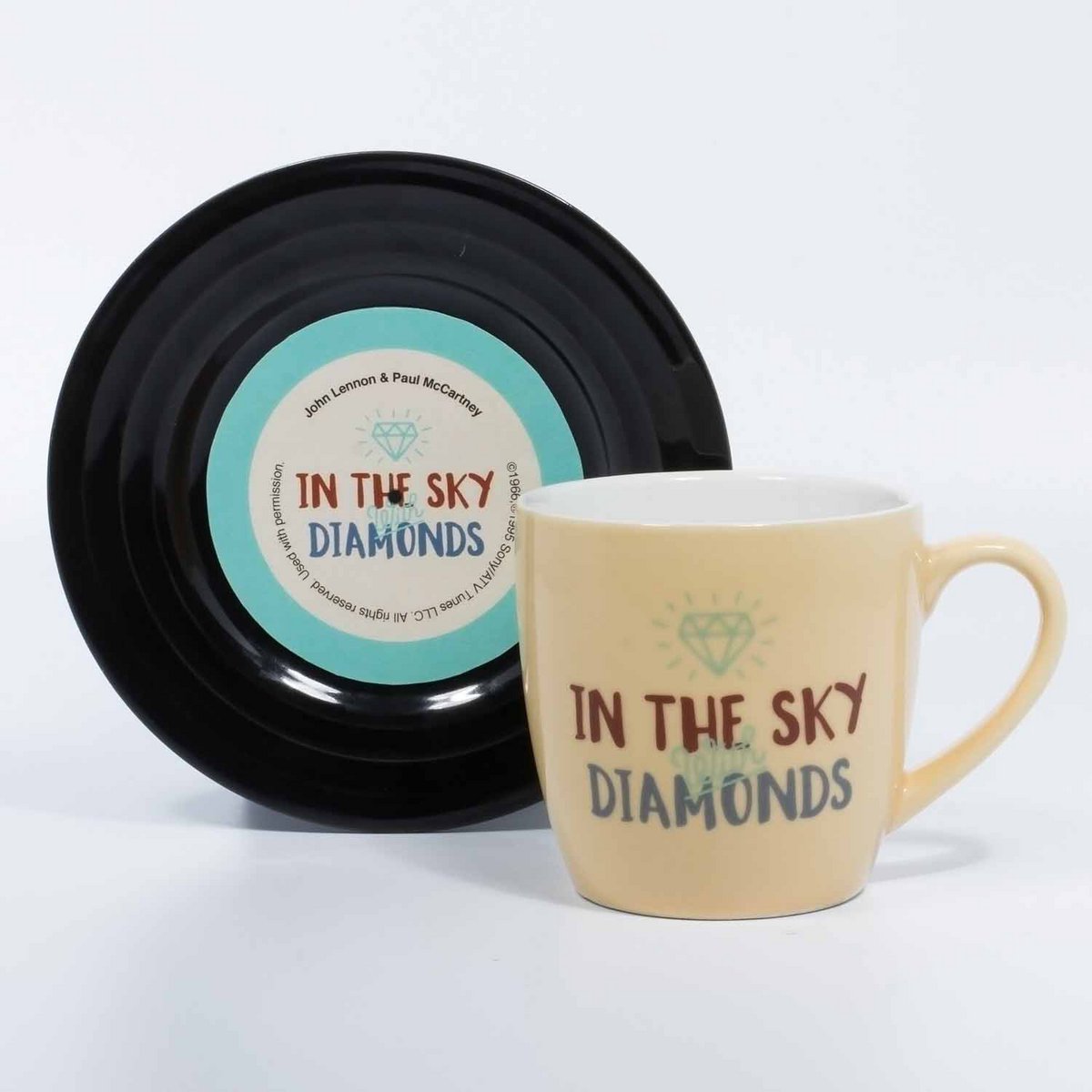 Mug Set "Lyrical Mug" Diamonds - Lennon & McCartney
