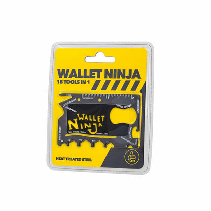 Multitool creditcardformaat 18in1 staal