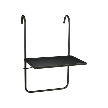 Balkontafel Seatle Ø38x57,5 cm metaal zwart