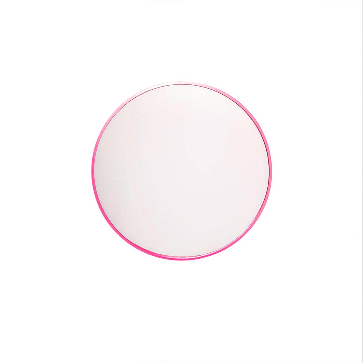 Wandspiegel Rond Metaal Roze 60 Cm Sfeervolle Accent