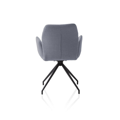 Fauteuil draaibaar donkergrijs