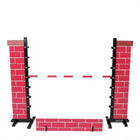 Hindernis stenen muur rood 20-80 cm