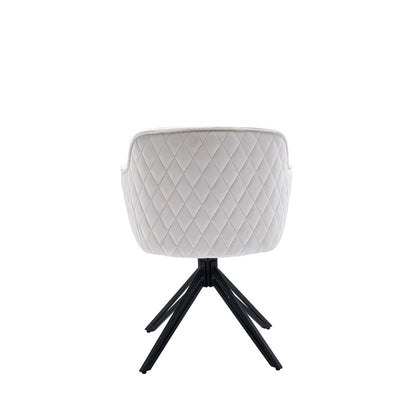 Fauteuil beige 59x60x83 cm draaibaar