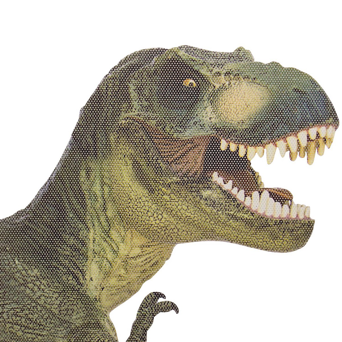 Raamsticker T-Rex auto