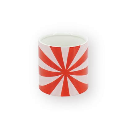 Pot - Flowerpot - Curl - Red/Pink - 12.5x12.5x13cm