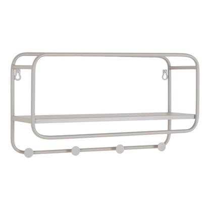 Hoedenplank staal Cool Grey 45x15x25 cm