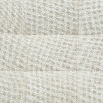 Fauteuil chenille stof draaibaar beige 81x85x103 cm
