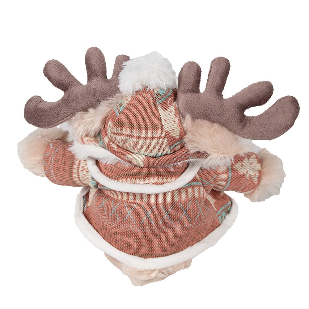 Knuffel rendier 21x22x22 cm bruin