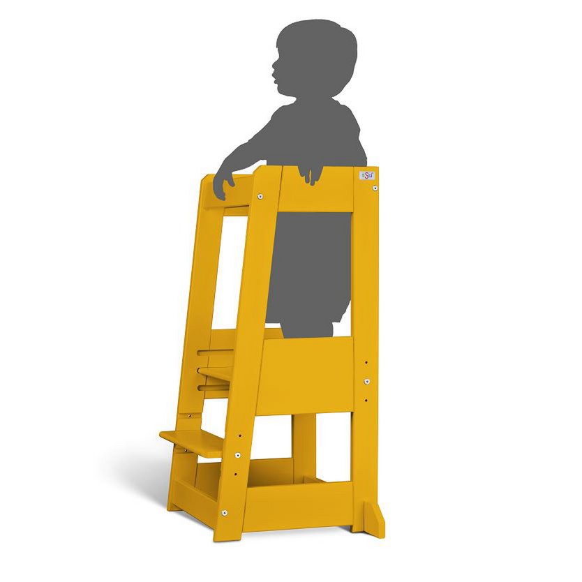 tiSsi® learning tower FELIX beech sunflower YELLOW