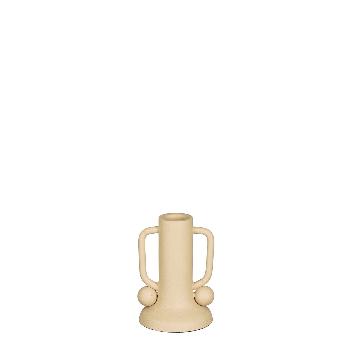 Kandelaar Ula 8x12 cm beige ijzer