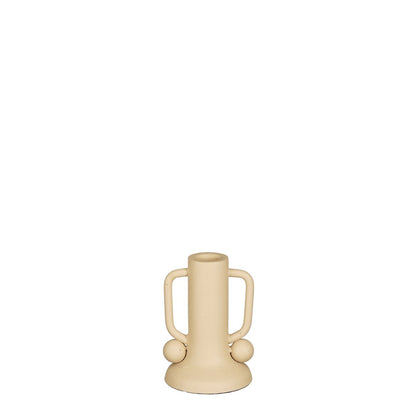 Kandelaar Ula 8x12 cm beige ijzer