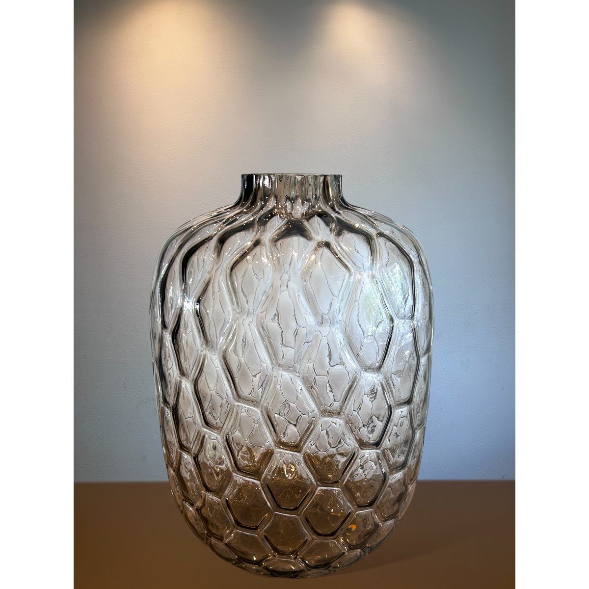 Vaas 11x44 cm glas