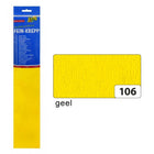 Crepepapier geel 50x250 cm