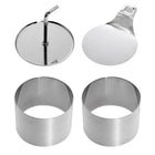 Westmark Food Molds 7.5 Cm 4-Piece Stainless Steel