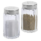 Peper en zout set 2x 50 ml glas RVS