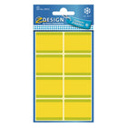Diepvriesetiketten 36x28 mm geel 40 stuks