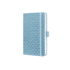 Notitieboek A6 gelinieerd 95x150x16 mm sky blue