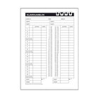 Basic Score Pad Klaverjassen 5 Blocks of 50 Sheets