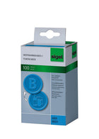 Waardemunten bier blauw 25mm 100 stuks