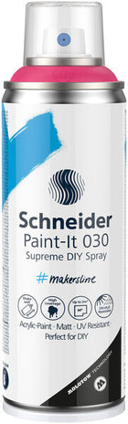 Schneider S-Ml03050136 Supreme DIY Spray Paint-It 030 Magenta 200ml