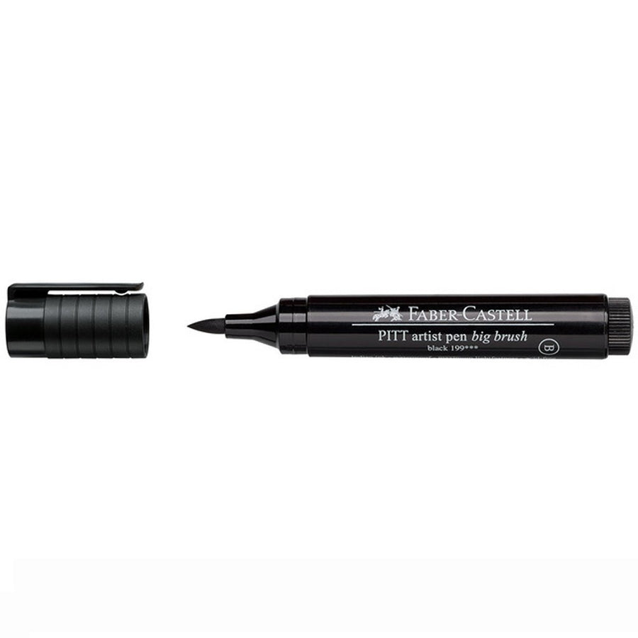 Faber Castell Fc-167699 Artist Pen Big Brush Black 199 4 Stuks