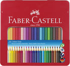 Faber-Castell Grip kleurpotloden 24 stuks metalen etui