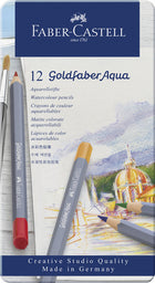 Aquarelpotloden Faber-Castell Goldfaber 12 stuks