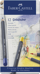 Kleurpotloden Faber-Castell Goldfaber etui 12 stuks