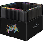Kleurpotloden Faber Castell Black Edition 100 stuks zwart hout