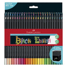 Kleurpotloden Faber Castell 50 stuks zwart hout