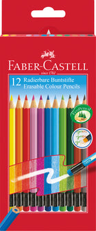 Kleurpotlood uitgumbaar 12 stuks Faber Castell