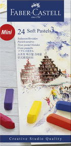 Pastelkrijt 24 stuks mini etui Faber Castell