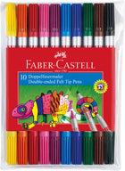 Viltstiften Faber Castell duo 10 stuks etui