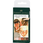 Pitt Artist Brush pennen set 6 stuks portretkleuren