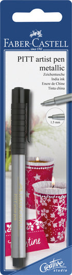 Tekenstift Pitt Artist Pen zilver M