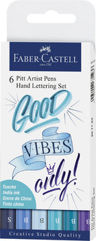 Faber Castell Pitt Artist Pen letteringset 6 stuks