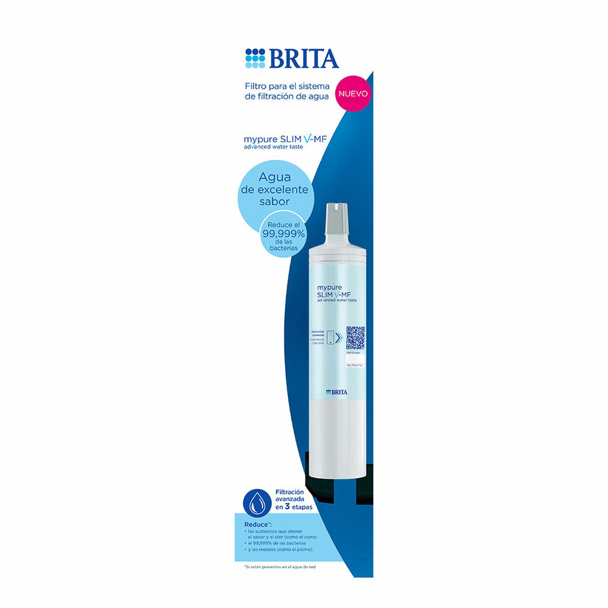 Brita Waterfilter Brita Mypure Slim V-Mf 1053237 Navulling