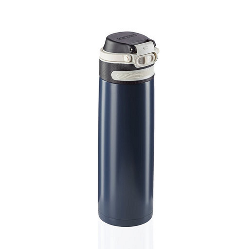 Leifheit 3275 Flip Isoleerbeker 600 Ml Donkerblauw