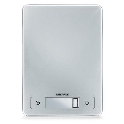 Soehnle Keukenweegschaal Page Aqua Proof Digitaal 10 Kg Zilverkleurig