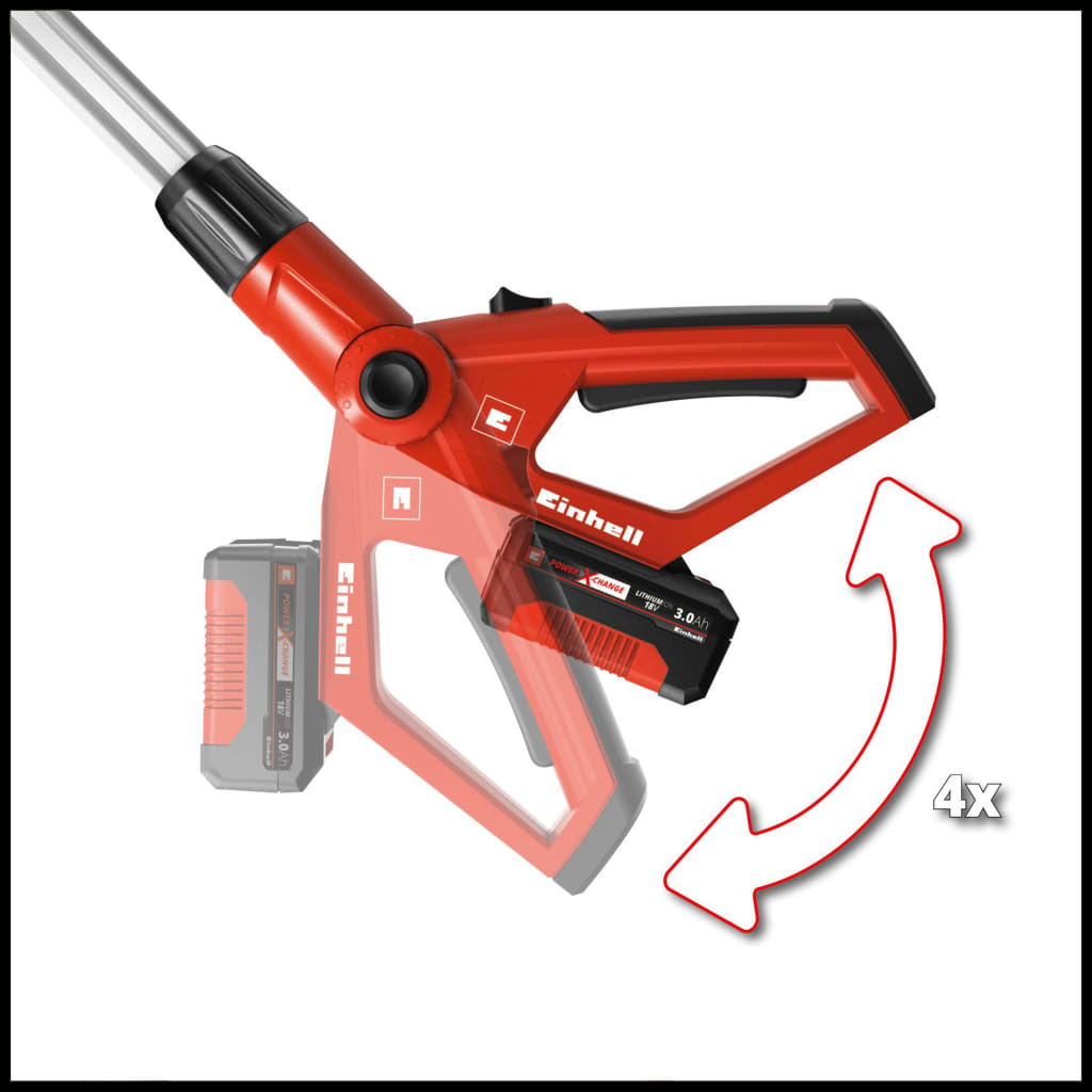 Einhell Accuheggenschaar Telescopisch Ge-Hh 18/45 Li T-Solo 18 V
