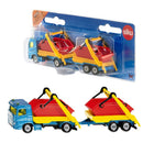 Siku 1695 Truck + Debris Container And Trailer