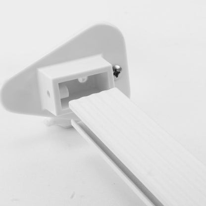 Douchegordijnrail universeel 160x70 cm wit